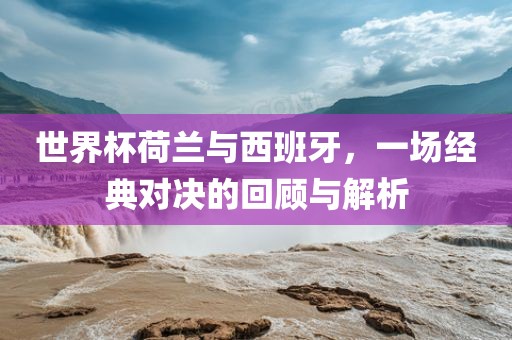 世界杯荷兰与西班牙，一场经典对决的回顾与解析