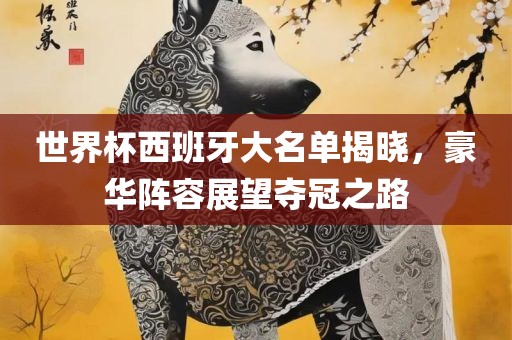 世界杯西班牙大名单揭晓，豪华阵容展望夺冠之路眉山市正发家政服务有限公司