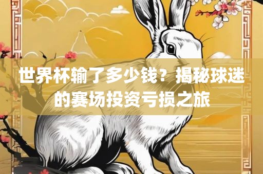 世界杯输了多少钱？揭秘球迷的眉山市正发家政服务有限公司赛场投资亏损之旅