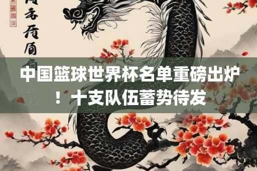 中国篮球世界杯名单重磅出炉！十支队伍蓄势待发