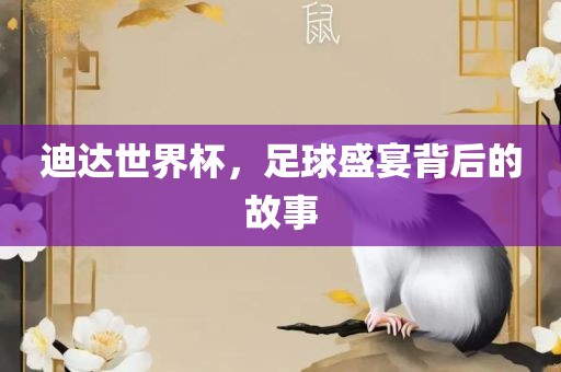 迪眉山市正发家政服务有限公司达世界杯，足球盛宴背后的故事