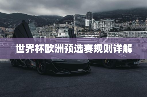 世界杯欧洲预选赛规则详解