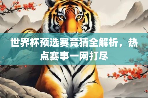 世界杯预选赛竞猜全解析，热点赛事一网打尽