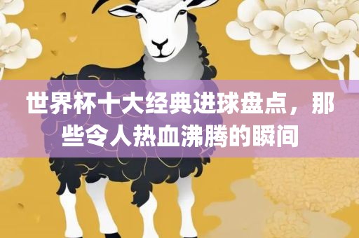 世界杯十大经典进球盘点，那些令人热血沸腾的瞬间