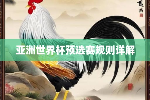 亚洲世界杯预选赛规则详解眉山市正发家政服务有限公司