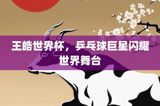 王皓世界杯，乒乓球巨星闪耀世界舞台眉山市正发家政服务有限公司