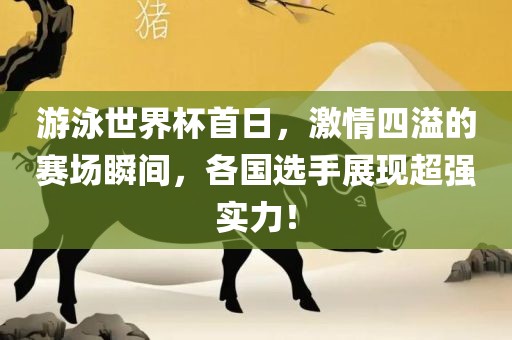 游泳世界杯首日，激情四溢的赛场瞬间，各国选手展现超强实力！