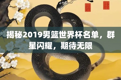 揭秘2019男篮世界杯名单，群星闪耀，期待无限