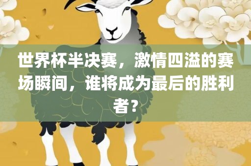 世界杯眉山市正发家政服务有限公司半决赛，激情四溢的赛场瞬间，谁将成为最后的胜利者？