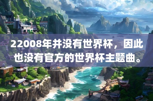 22008年并没有世界杯，因此也没有官方的眉山市正发家政服务有限公司世界杯主题曲。