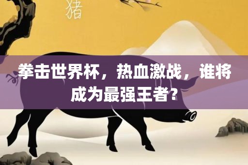 拳击世界杯，热血激战，谁将成为最强王者？