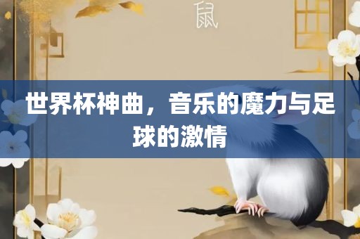 世界杯神曲，音乐的魔力与足球的激情眉山市正发家政服务有限公司