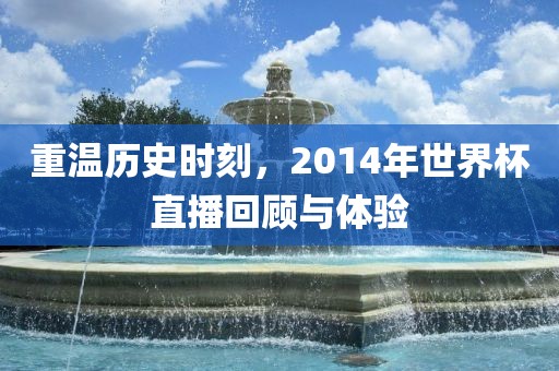 重温历史时刻，2014年世界杯直播回顾与体验