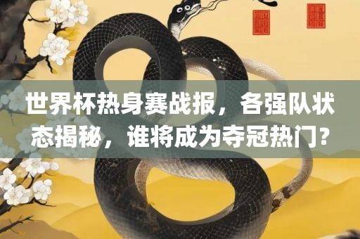 世界杯热身赛战报，各强队状态揭秘，谁将成为夺冠热门？