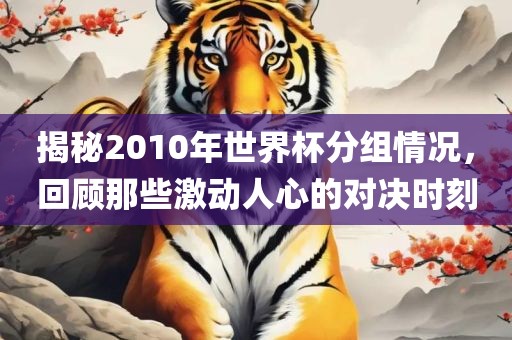 揭秘2010年世界杯分组情况，回顾那些激动人心的对决时刻