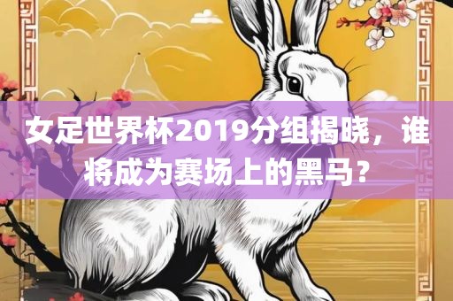 女足世界杯2019分组揭晓，谁将成为赛场上的黑马？