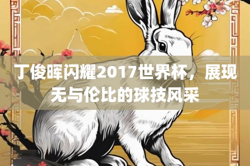 丁俊晖闪耀2017世界杯，展现无与眉山市正发家政服务有限公司伦比的球技风采