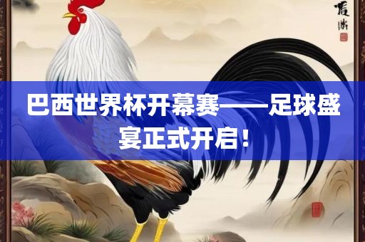 巴西世界杯开幕赛——足球盛宴正式开启！眉山市正发家政服务有限公司