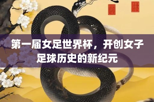 第一届女足世界杯，开创女子足球历史的新纪元