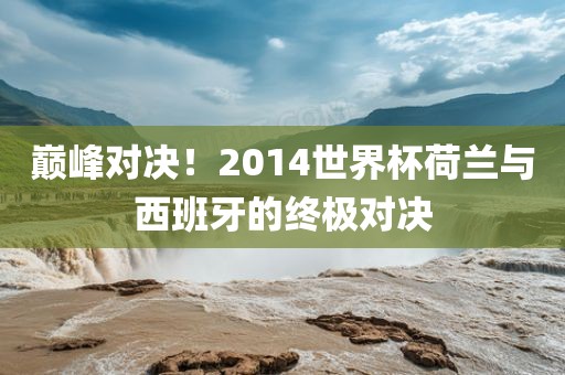 巅峰对决！2014世界杯荷兰与西班牙的终极对决