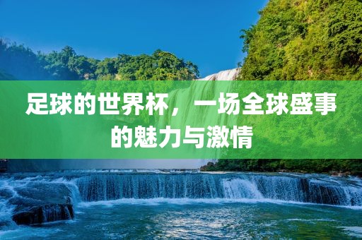 足球的世界杯，一场全球盛事的魅力与激情