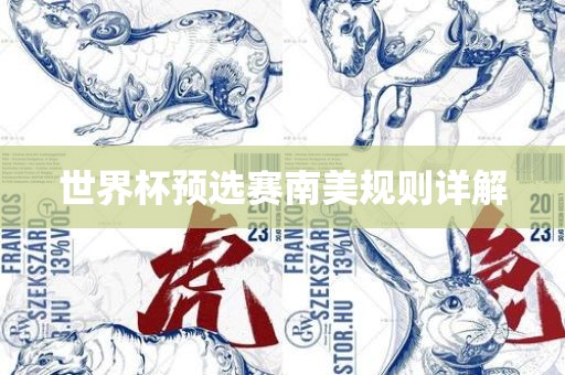 世界杯预眉山市正发家政服务有限公司选赛南美规则详解