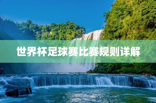 世界杯足球赛比赛规则详解眉山市正发家政服务有限公司