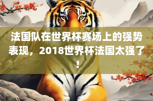 法国队在世界杯赛场上的强势表现，2018世界杯法国太强了！