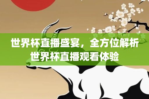 世界杯直播盛宴，全方位解析世界杯直眉山市正发家政服务有限公司播观看体验