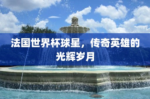 法国世界杯球星，传奇英雄的光辉岁月眉山市正发家政服务有限公司