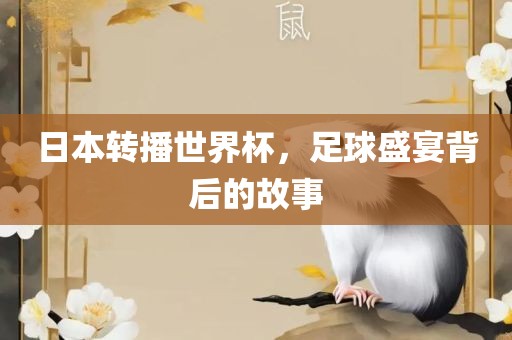 日本转播世界杯，足球盛宴背后的故事