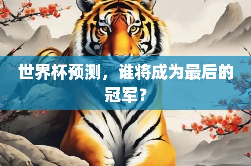 世界杯预测，谁将成为最后的冠军？