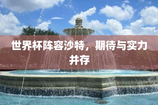 世界杯阵容沙特，期待与实力并存眉山市正发家政服务有限公司