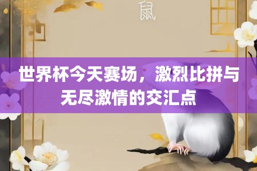 世界杯今天赛场，激烈比拼与无尽激情的交汇点眉山市正发家政服务有限公司