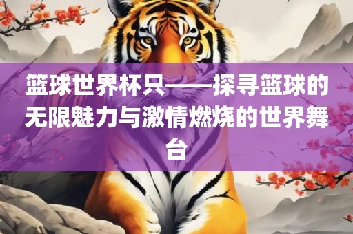 篮球世界杯只——探寻篮球的无限魅力与激情燃烧的世界舞台