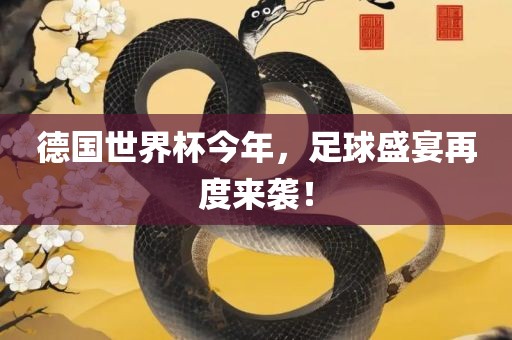 德国世界杯今年，足球盛宴再度来袭！