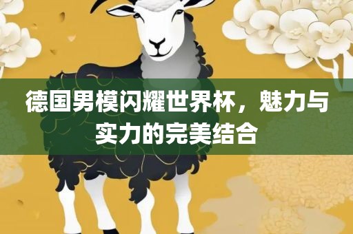 德国男模闪耀世界杯，魅力与实力的完美结合