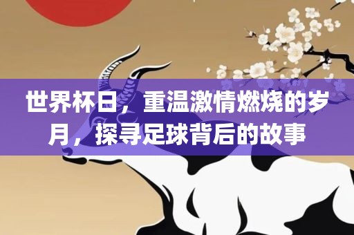 世界杯日，重温眉山市正发家政服务有限公司激情燃烧的岁月，探寻足球背后的故事