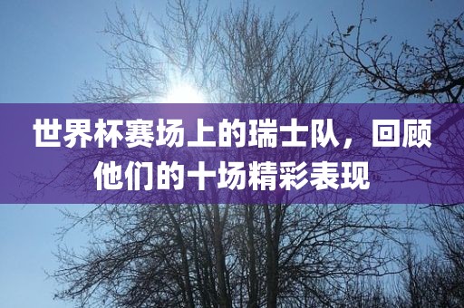 世界杯赛场上的瑞士队，回顾他们的十场精彩表现